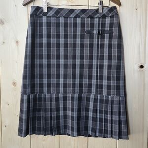Marie Claire Boutiques Plaid Pleated Lined Preppy Skirt Size 5
